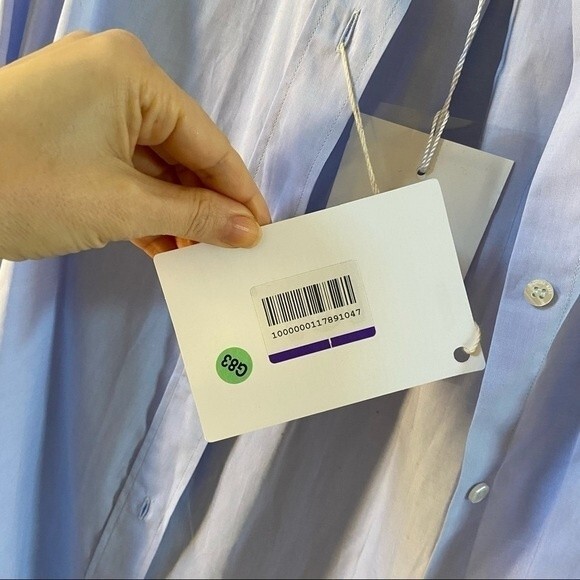 Manuel Ritz Classic Oxford Cotton Shirt S NWT - Picture 6 of 12